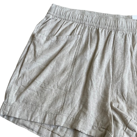 Old Navy Women’s High Waisted Linen Blend Utility Shorts Plus Size 3X Pull On - Picture 4 of 9